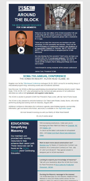 July 2021 SCMA Newsletter