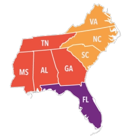 Region 2 Regional Advisory Committee Map